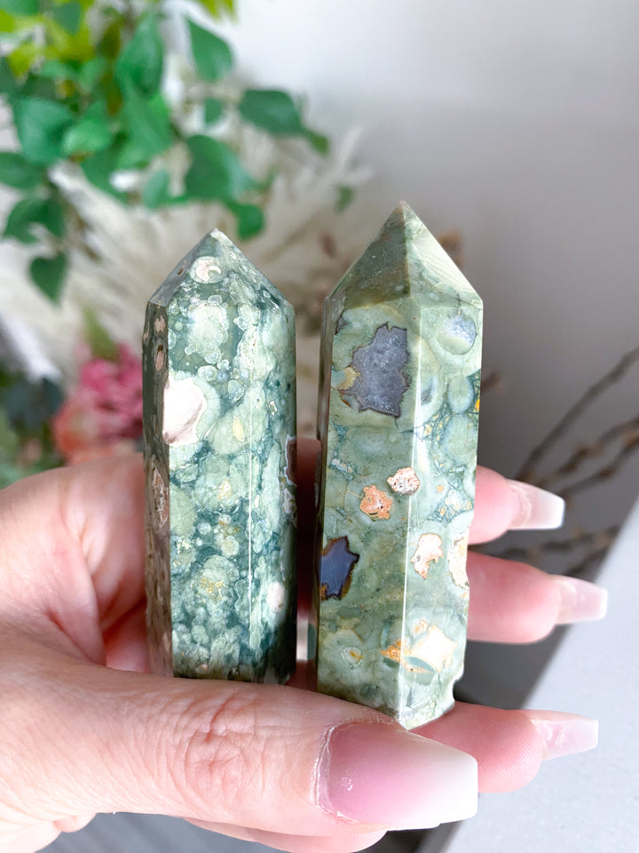 Rainforest Jasper Tower - Imperfect