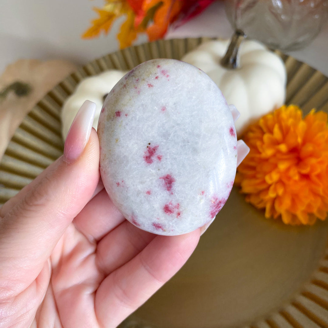 Cinnabrite Palm Stone 