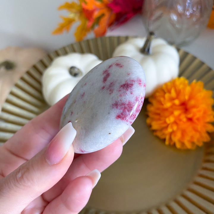 Cinnabrite Palm Stone 
