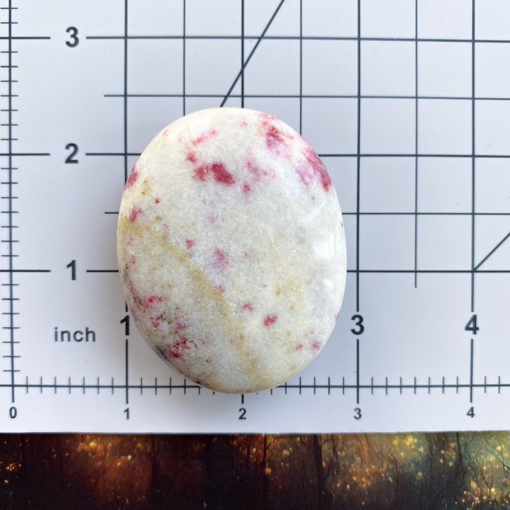 Cinnabrite Palm Stone 