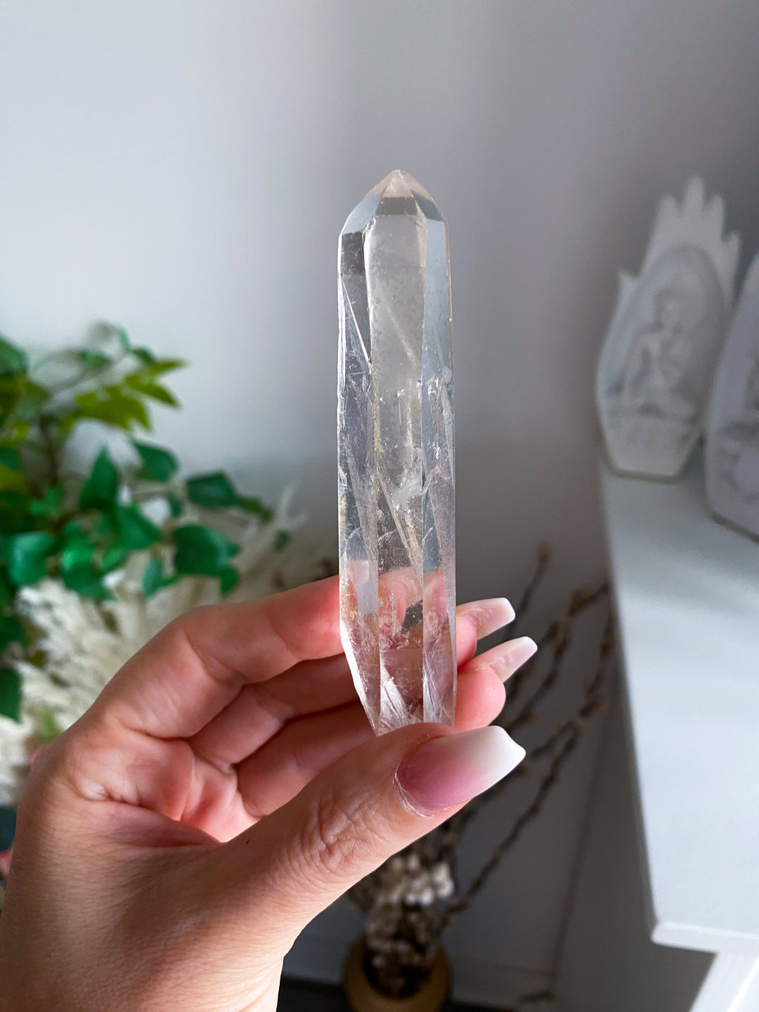 Laser Clear Quartz Wand #1
