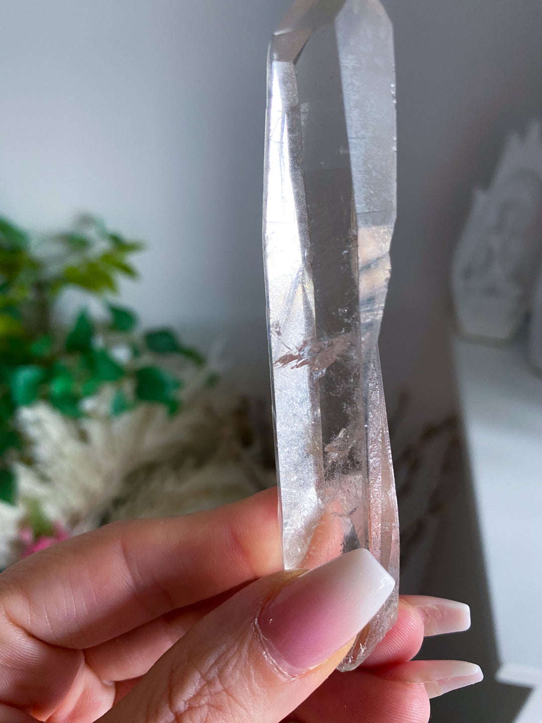 Laser Clear Quartz Wand #1