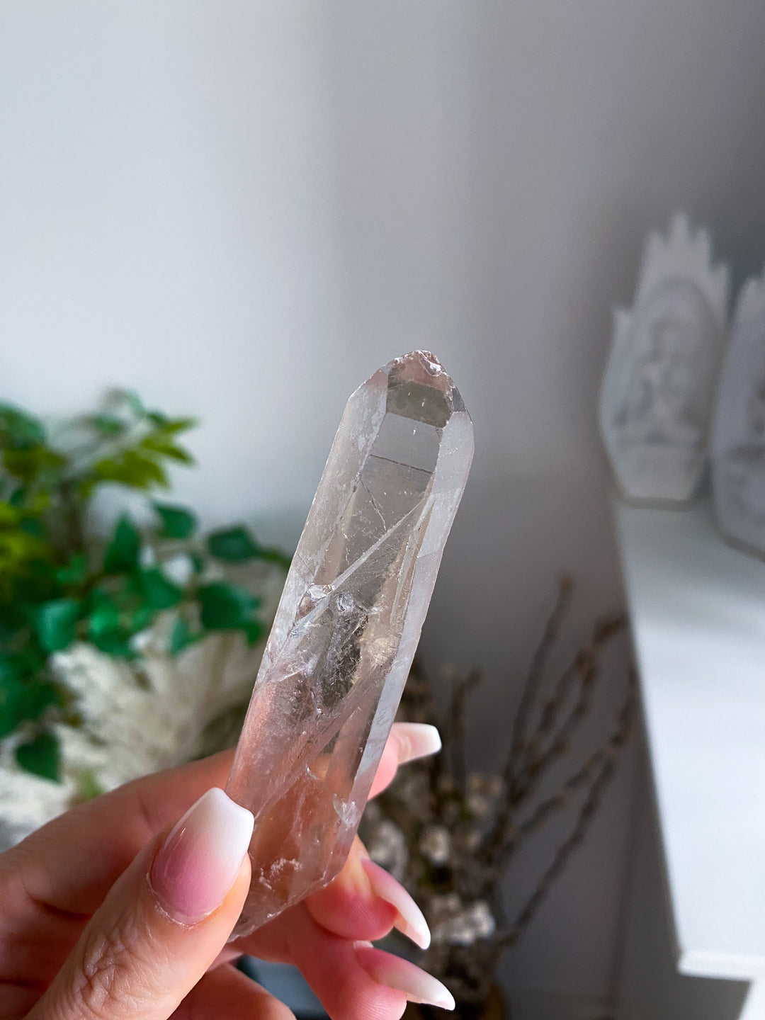 Laser Clear Quartz Wand #1