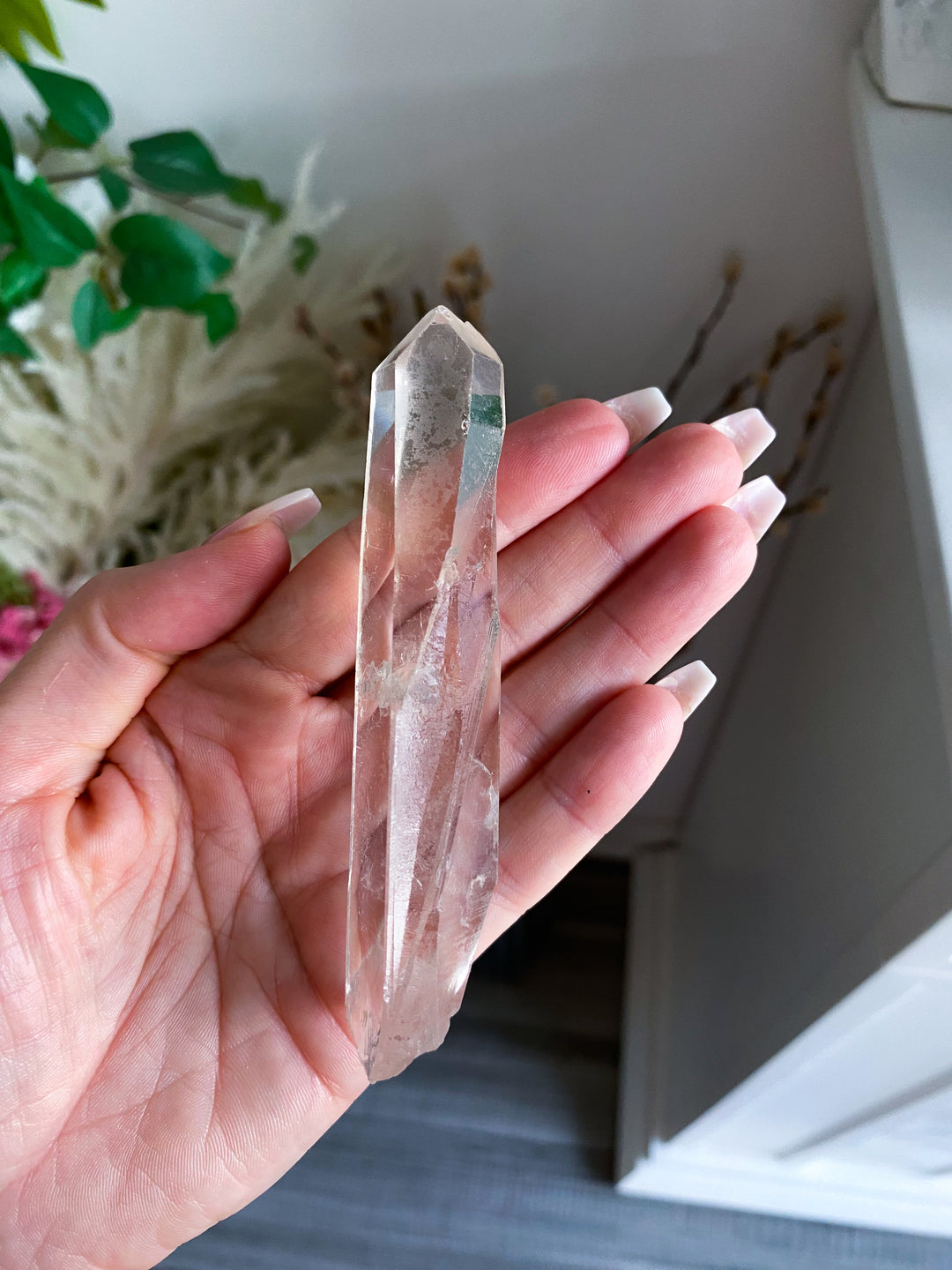 Laser Clear Quartz Wand #1