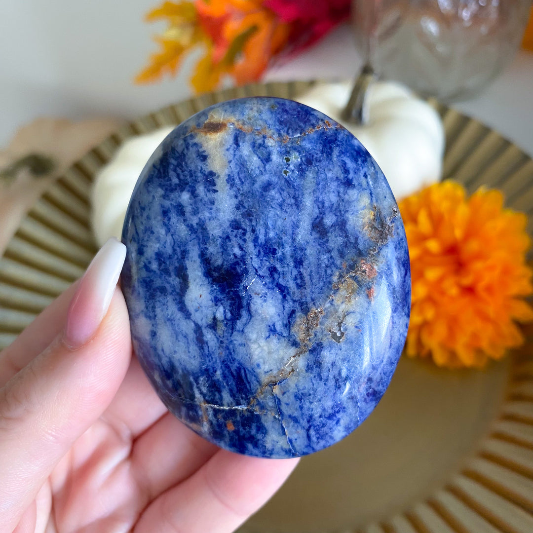 Sodalite Palm Stone 