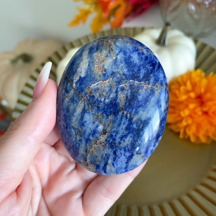 Sodalite Palm Stone 