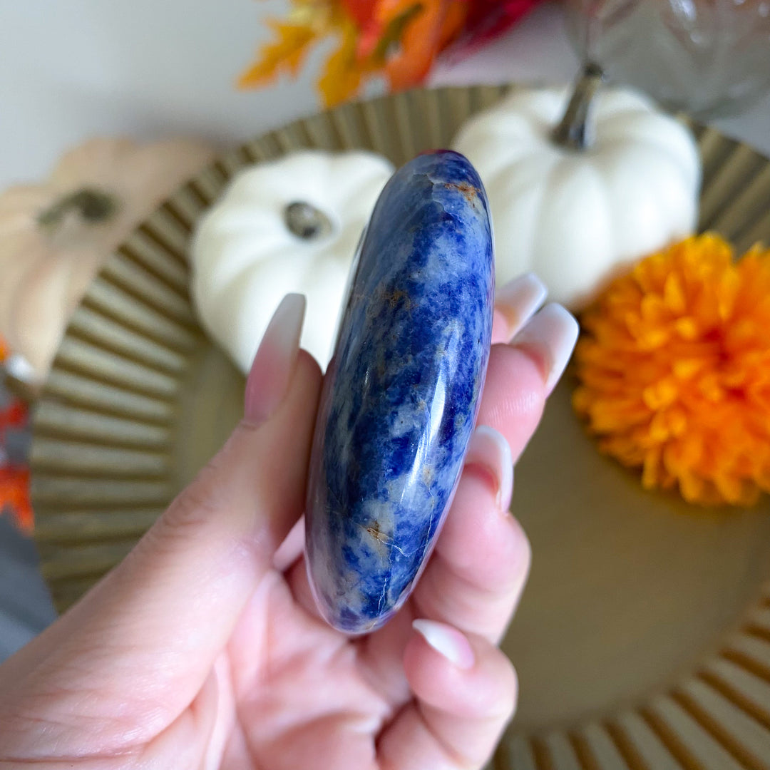Sodalite Palm Stone 
