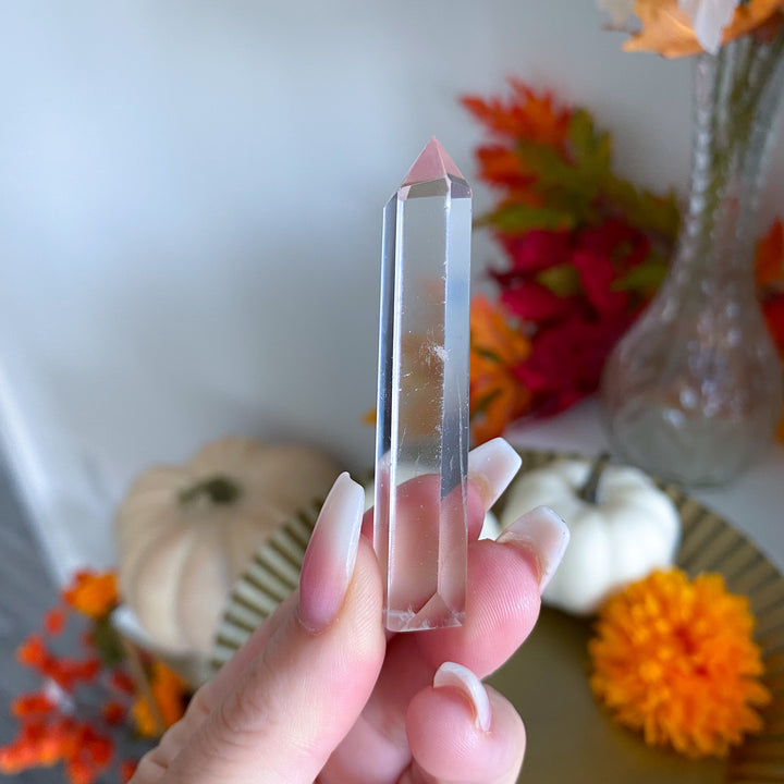 Slim Clear Quartz Tower 