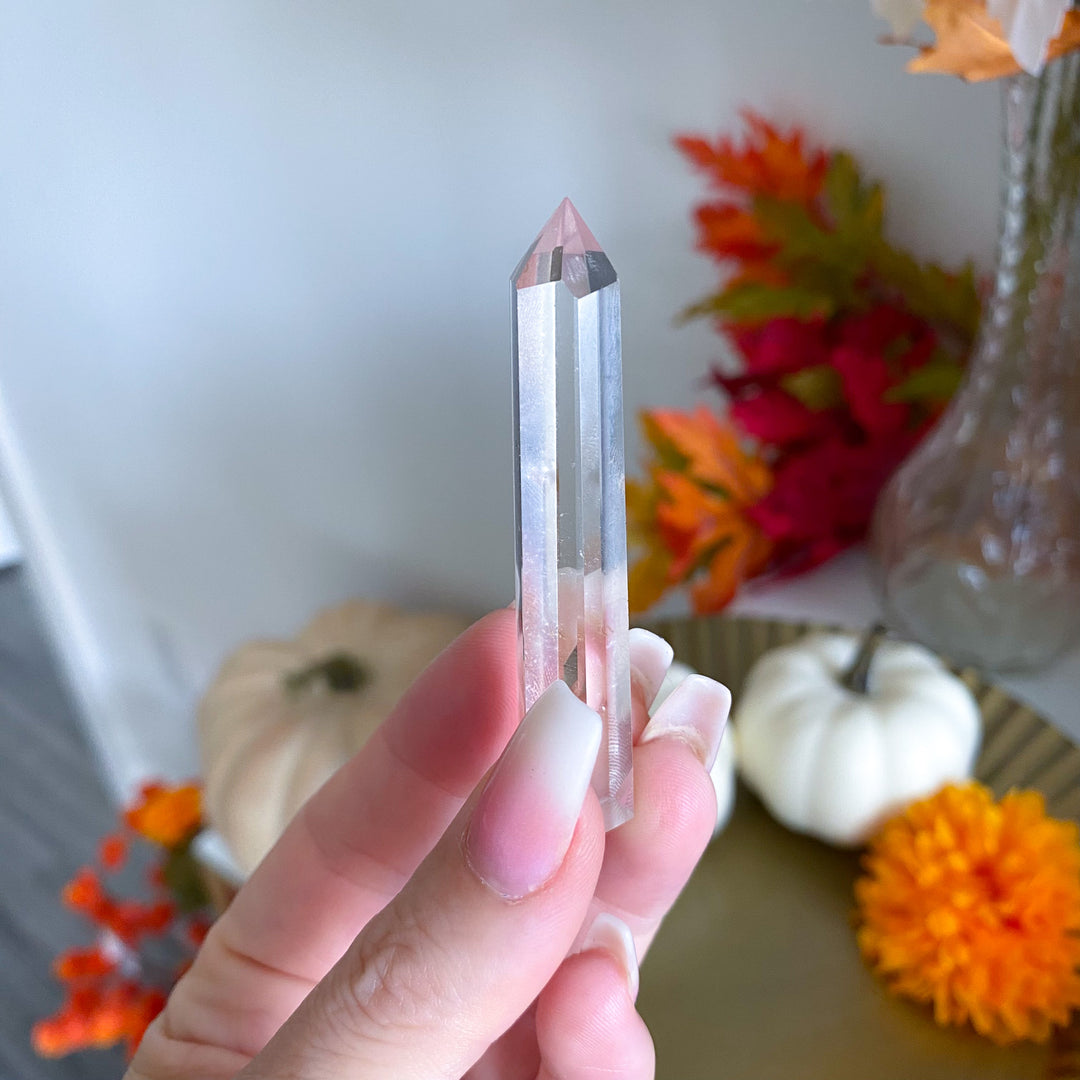 Slim Clear Quartz Tower 