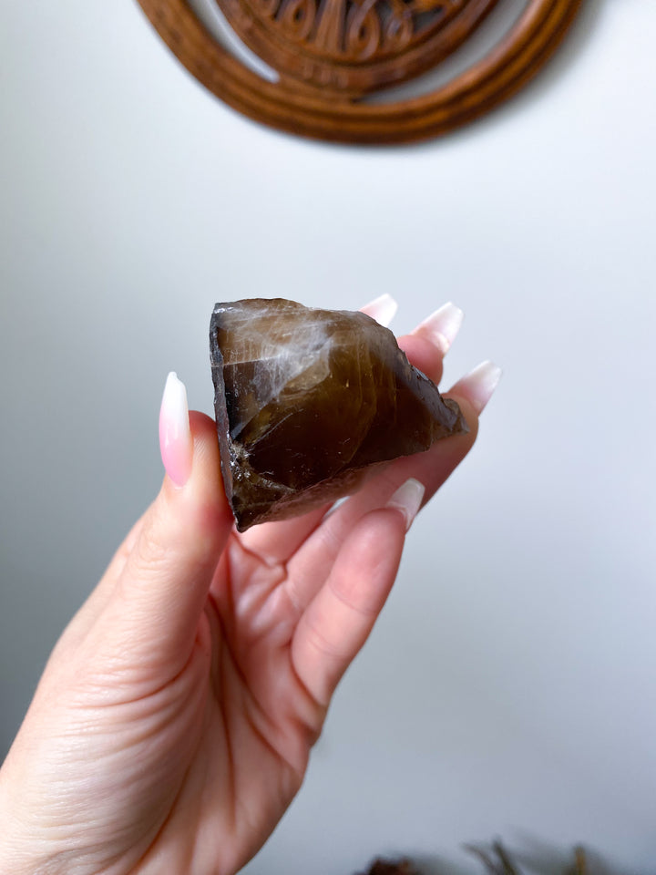 RARE Natural Citrine Top Polish - Abundance - Manifestation - Wealth - Success - Trade - Happiness - Citrine Point - Raw Citrine