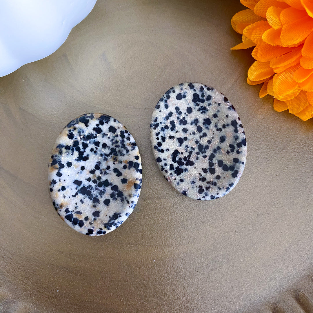 Dalmatian Jasper Worry Stone