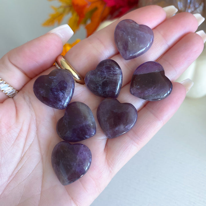 Smoky Amethyst Mini Heart