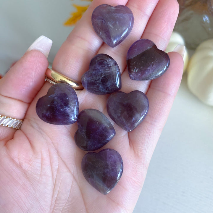 Smoky Amethyst Mini Heart
