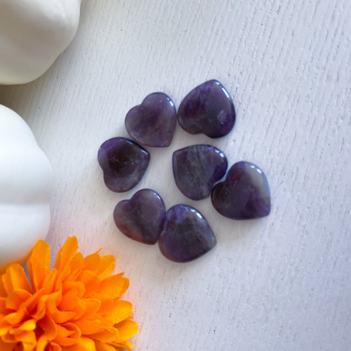 Smoky Amethyst Mini Heart