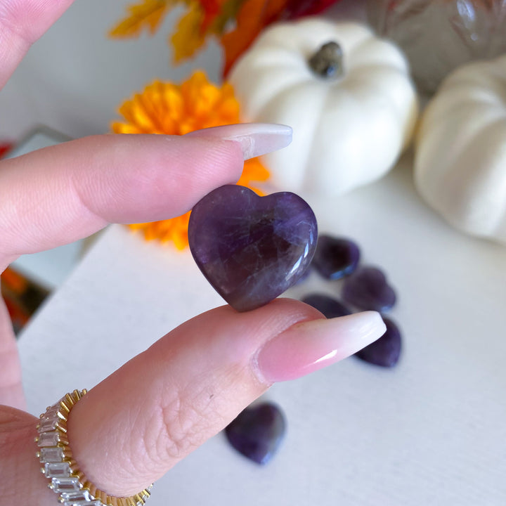 Smoky Amethyst Mini Heart