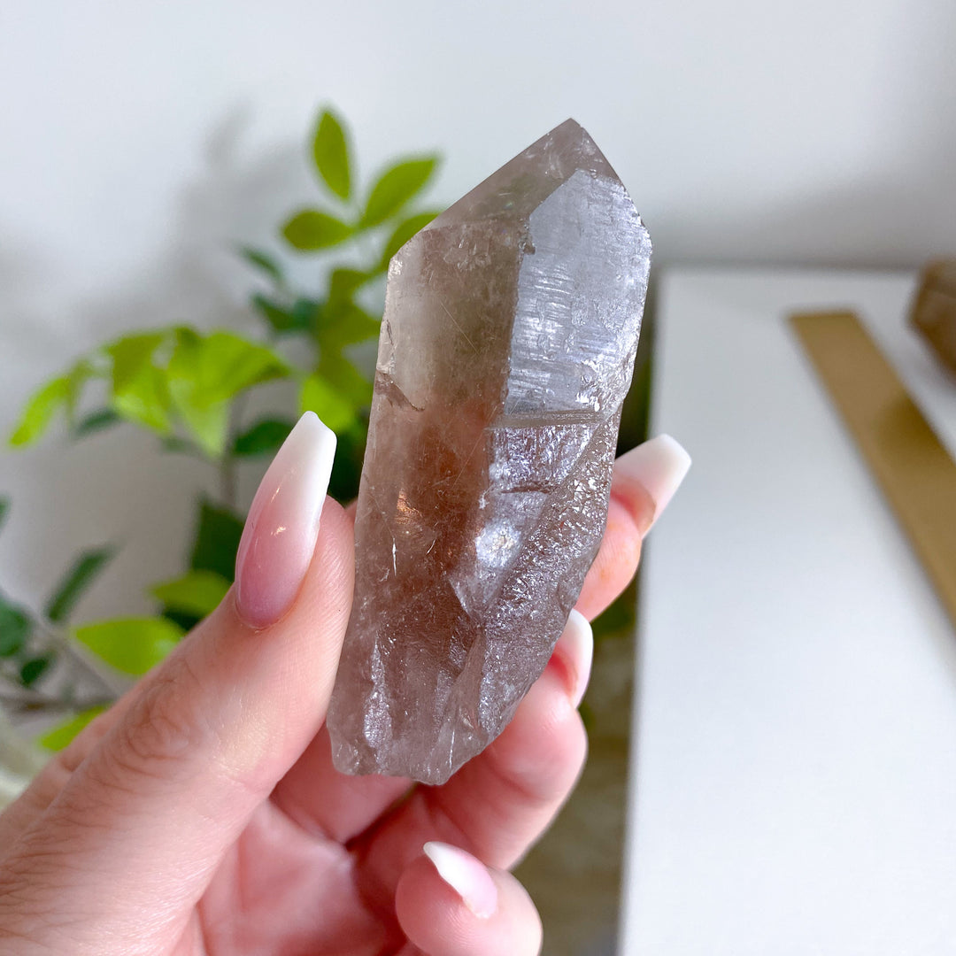 Natural Smokey Quartz Point 3"