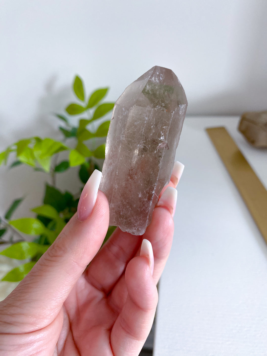 Natural Smokey Quartz Point 3"