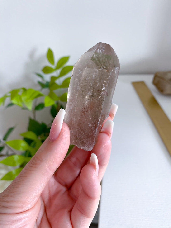 Natural Smokey Quartz Point 3"