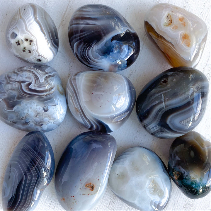 Botswana Agate Pebble Stone