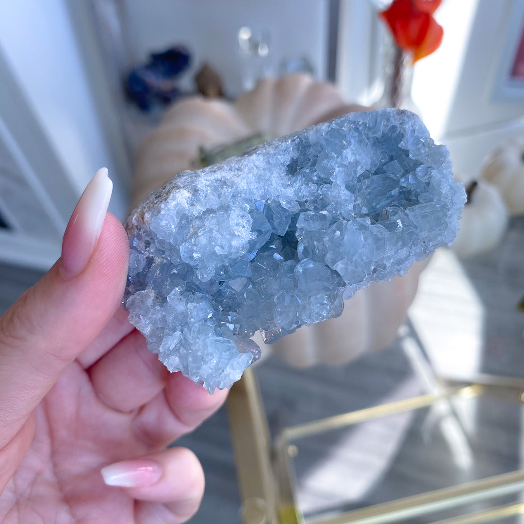 Sparkly Celestite Cluster 