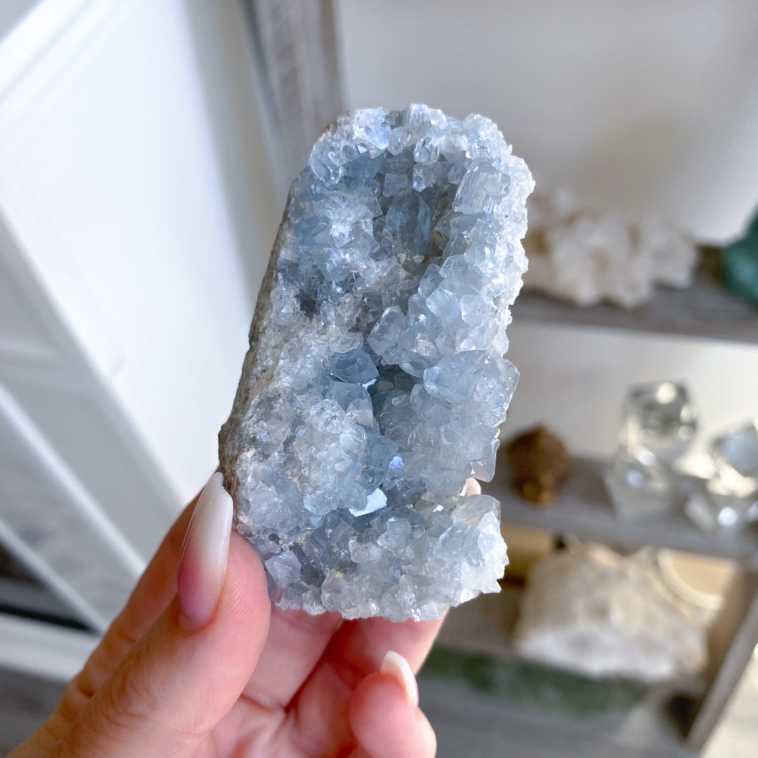Sparkly Celestite Cluster 