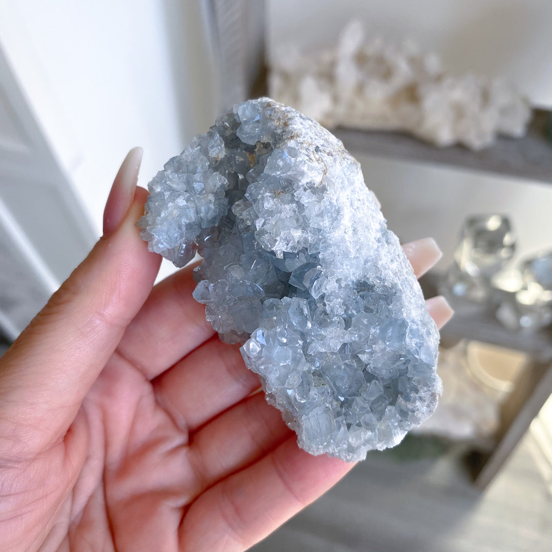 Sparkly Celestite Cluster 