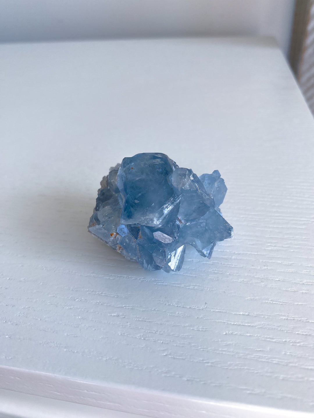 Small Unique Celestite Cluster Chunk Geode #3