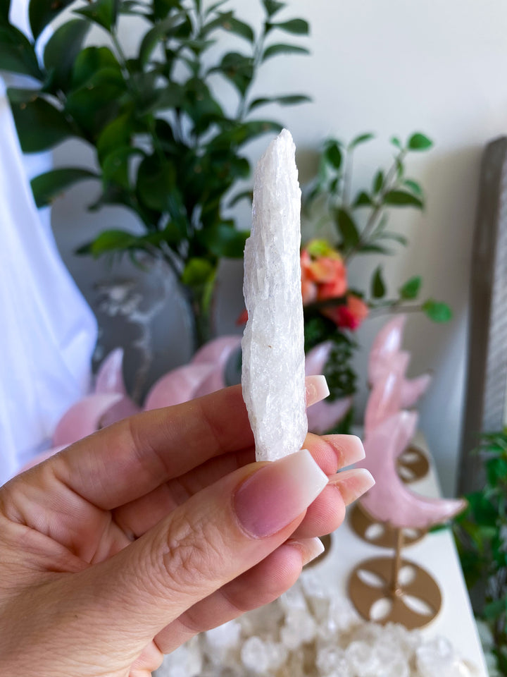 Small Rough Morganite Wand 