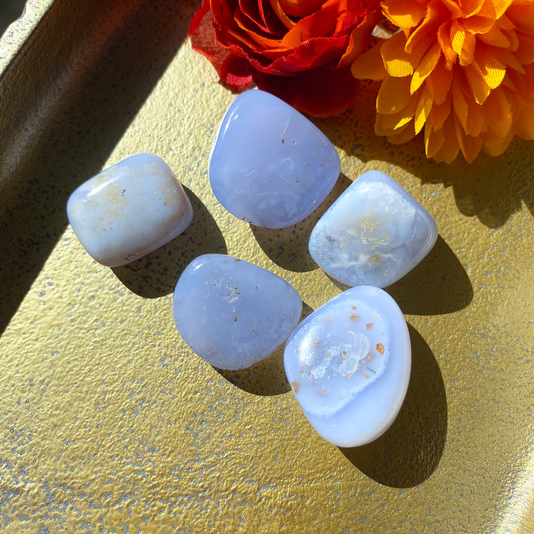 Blue Chalcedony Tumble