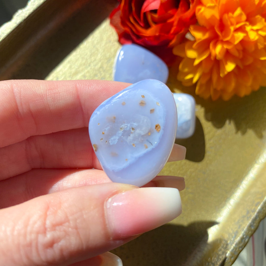 Blue Chalcedony Tumble