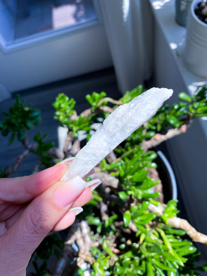 Small Rough Morganite Wand 