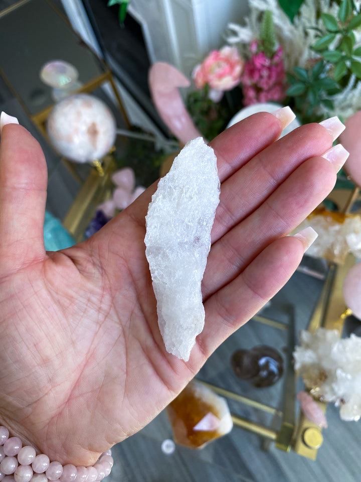 Small Rough Morganite Wand 