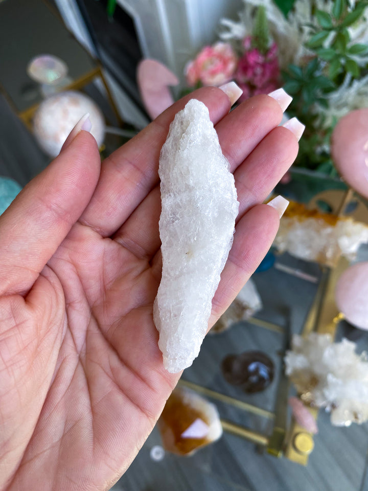 Small Rough Morganite Wand 