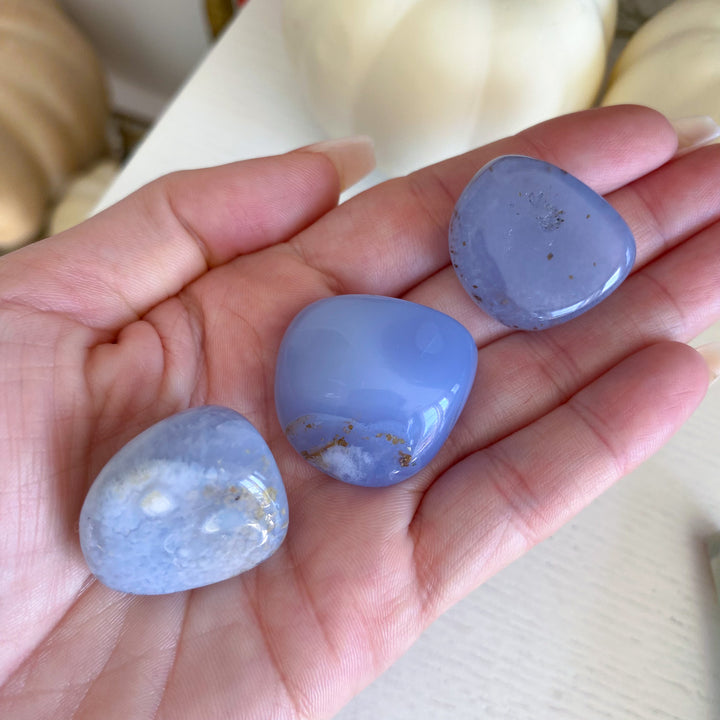 Blue Chalcedony Tumble