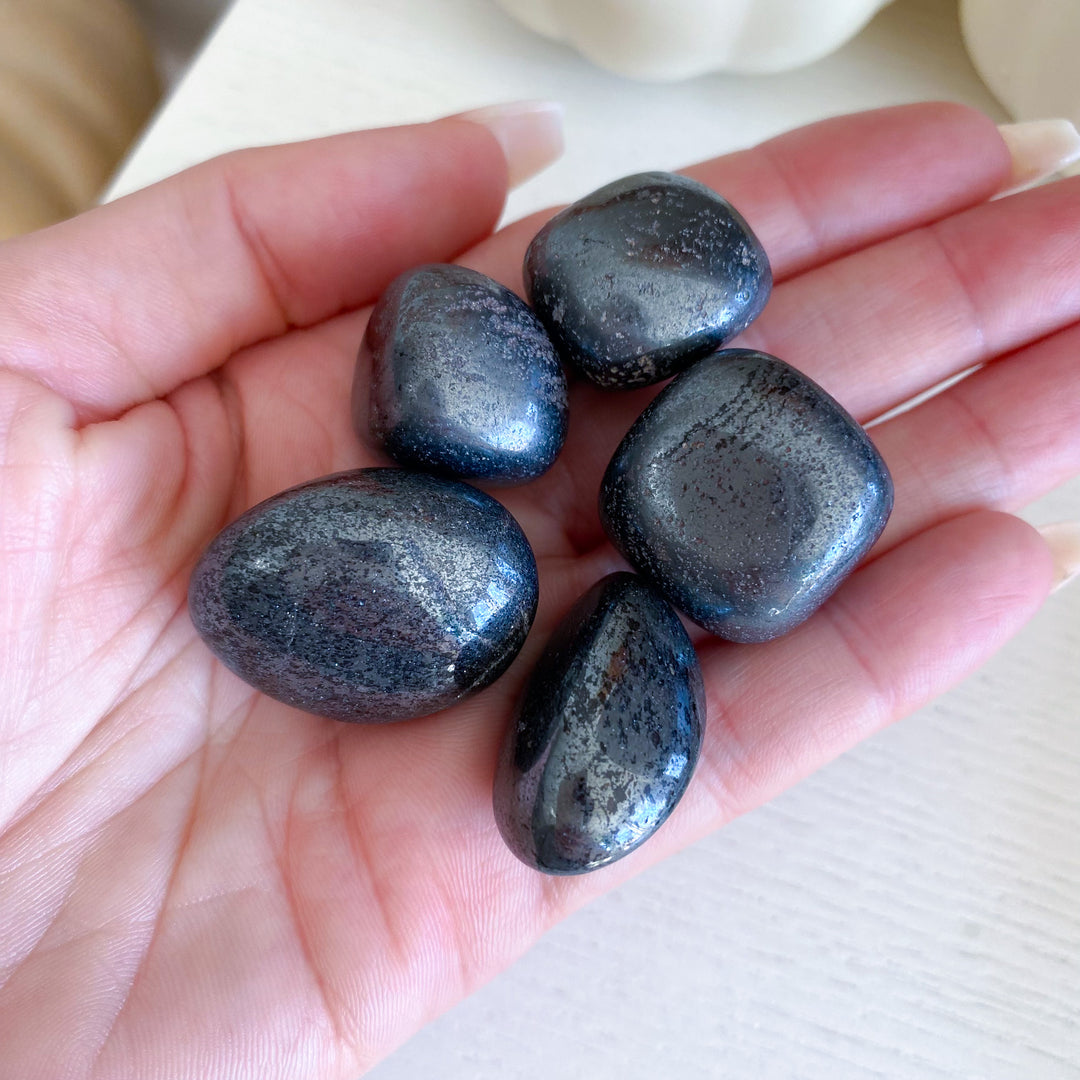 Indian Hematite Tumble