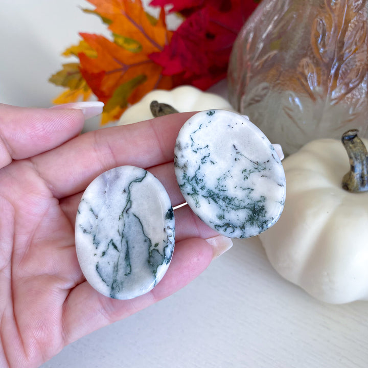 Tree Agate Worry Stone
