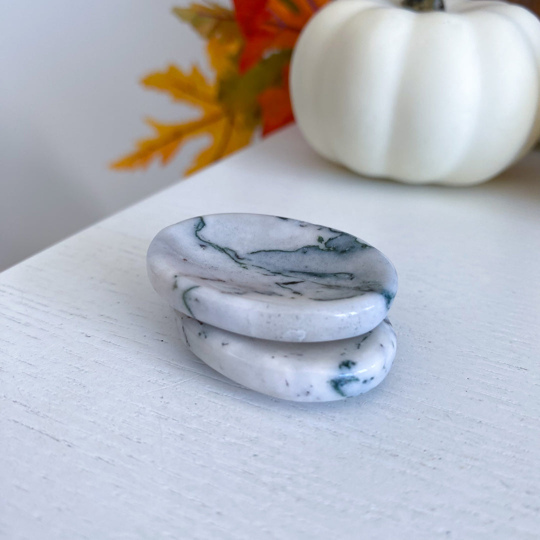 Tree Agate Worry Stone