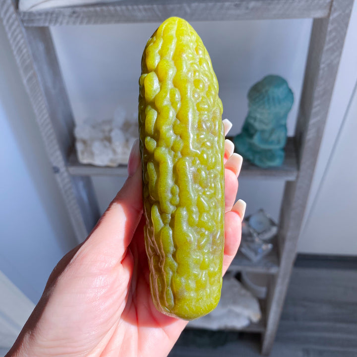 Large Green Jade Pickle