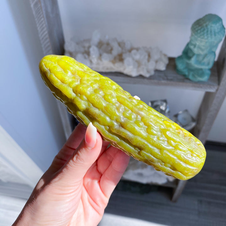 Large Green Jade Pickle