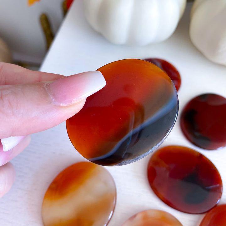 Thin, Flat Carnelian Stone - Choose Your Piece