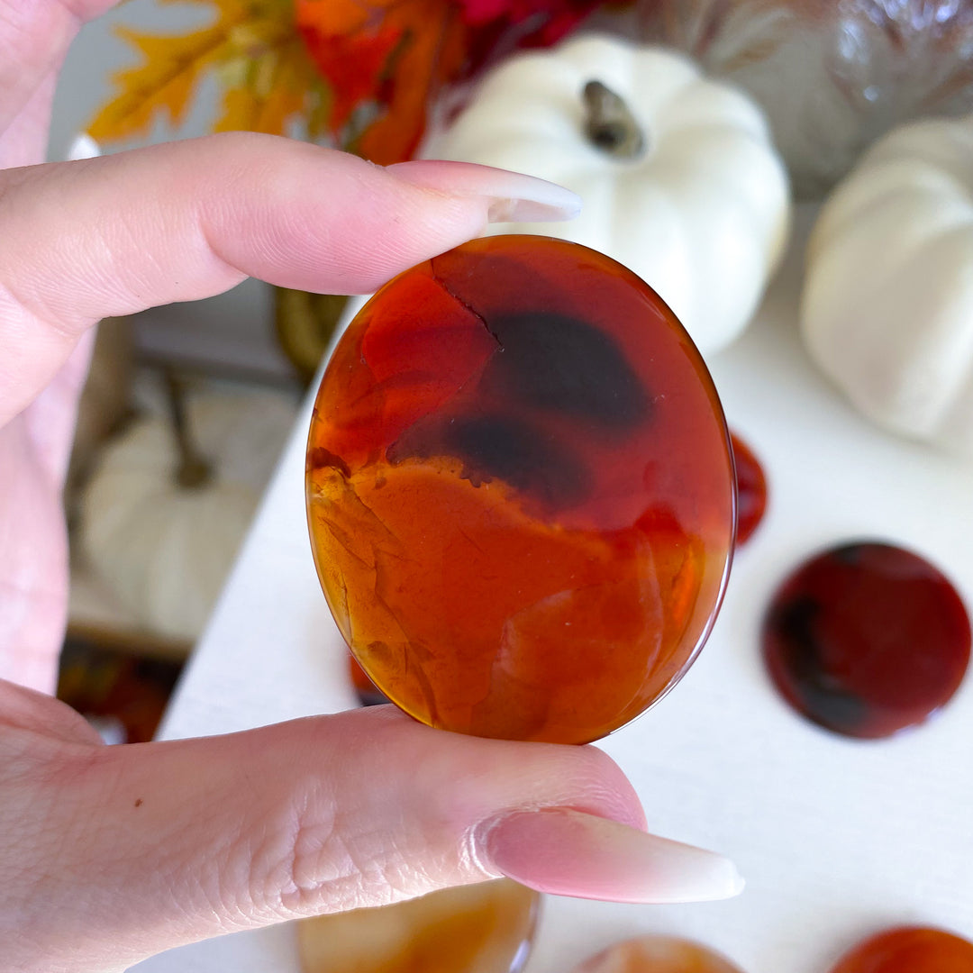 Thin, Flat Carnelian Stone - Choose Your Piece