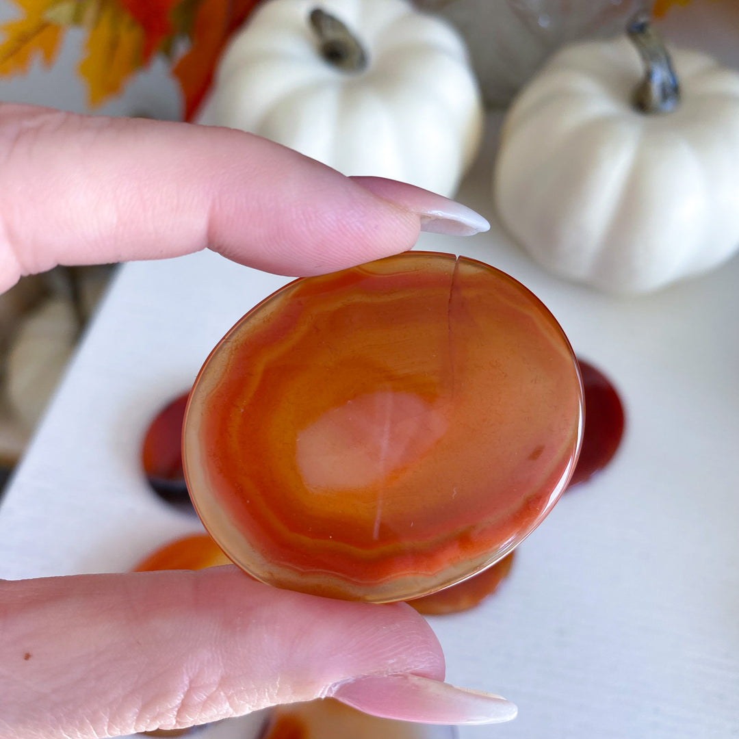 Thin, Flat Carnelian Stone - Choose Your Piece