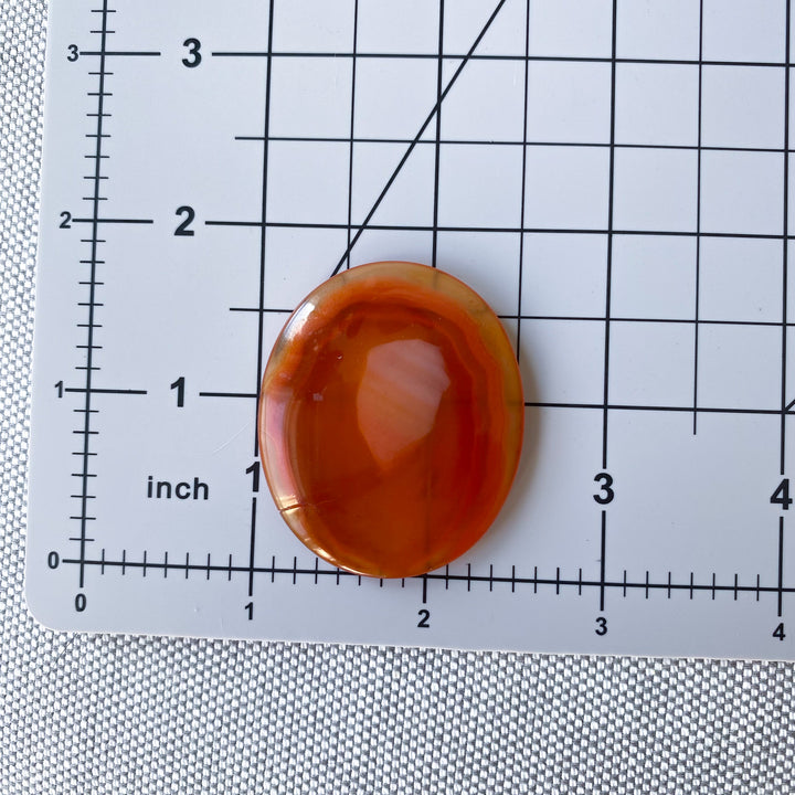 Thin, Flat Carnelian Stone - Choose Your Piece