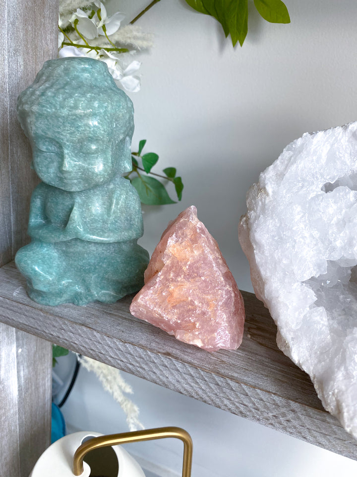 Large Rose Quartz Chunk with Inclusion