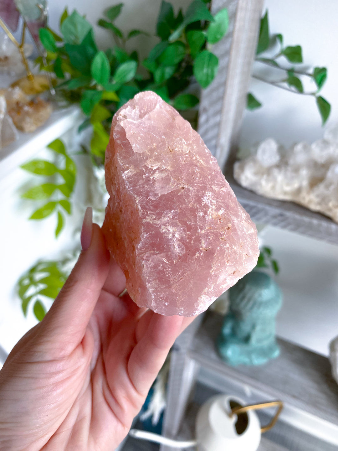 Large Rose Quartz Chunk with Inclusion