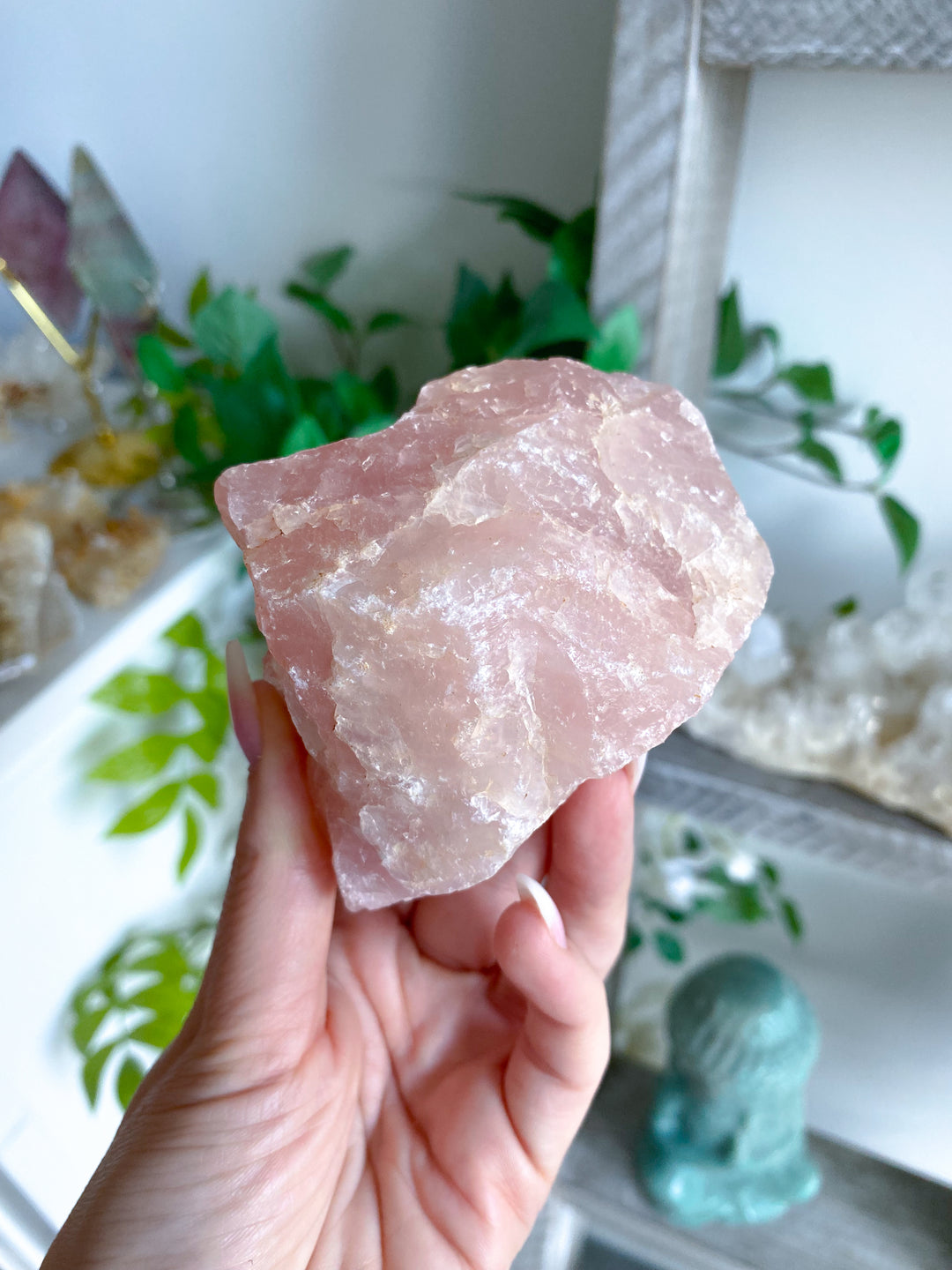 Large Rose Quartz Chunk with Inclusion