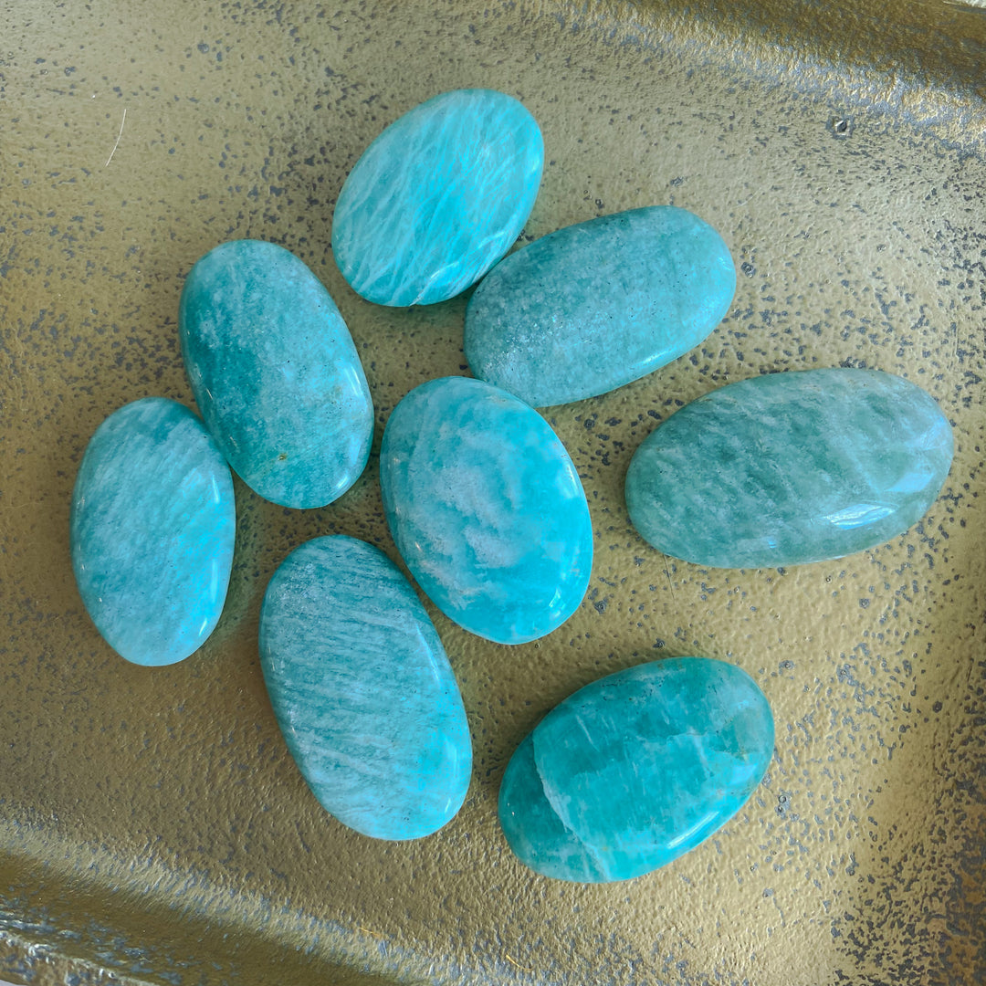 X-Small Amazonite Palm Stone