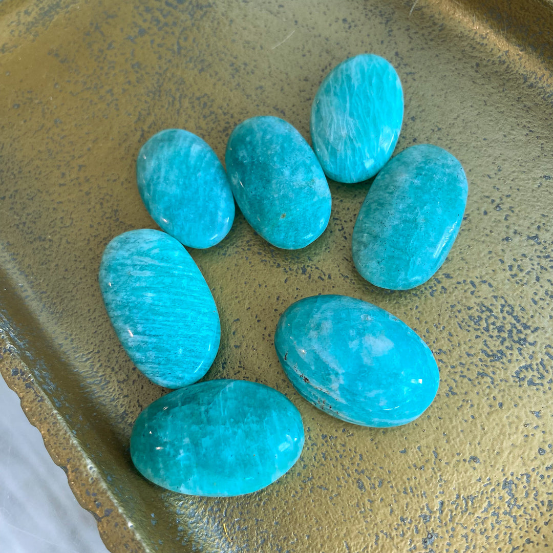 X-Small Amazonite Palm Stone