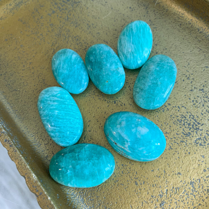 X-Small Amazonite Palm Stone