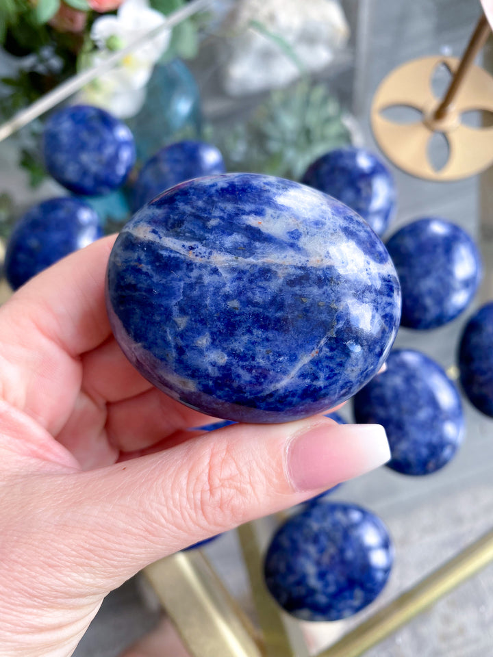 Sodalite Palm Stone